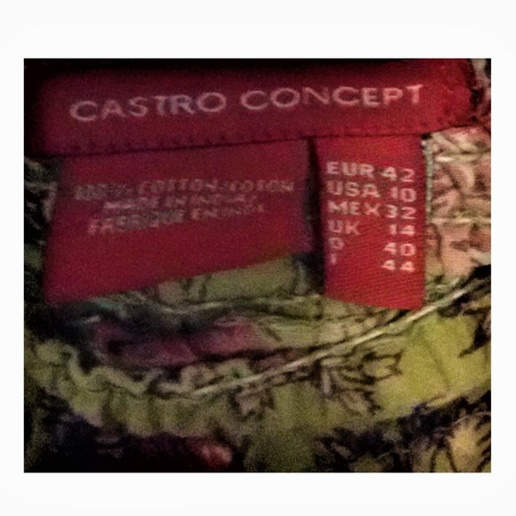 Castro Concept Dress US10 Eur42 M/L - Picture 4 of 7